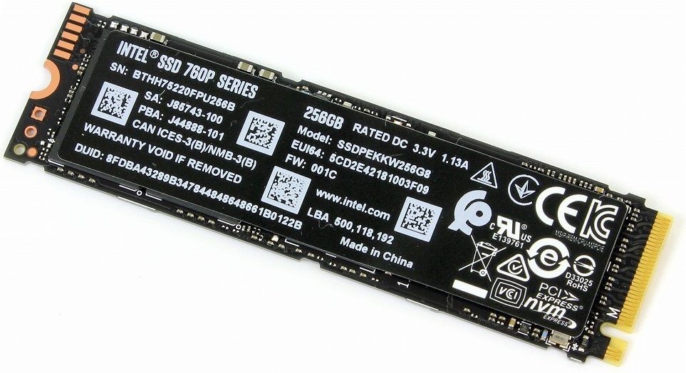Intel 760p Series أفضل هارد ديسك SSD Boot Drive