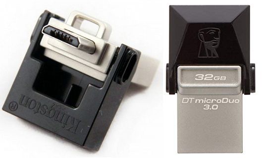 فلاشة Kingston DataTraveler MicroDuo USB 3.0 Flash Drive