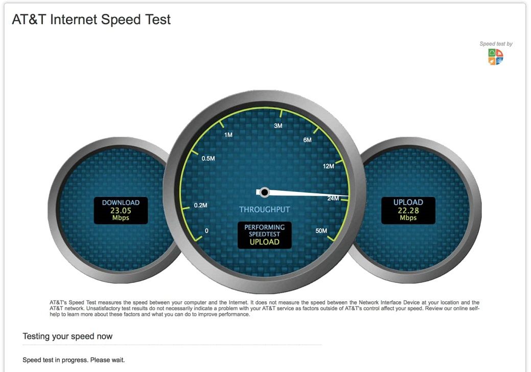 att download speed test
