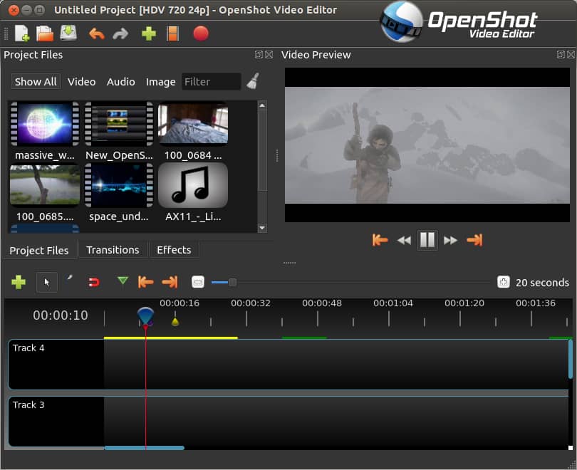 برنامج Openshot